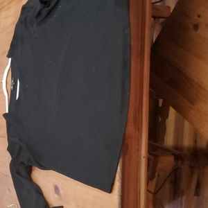 Beautiful Long Sleeve Black Blouse 1xl Diane Gilman